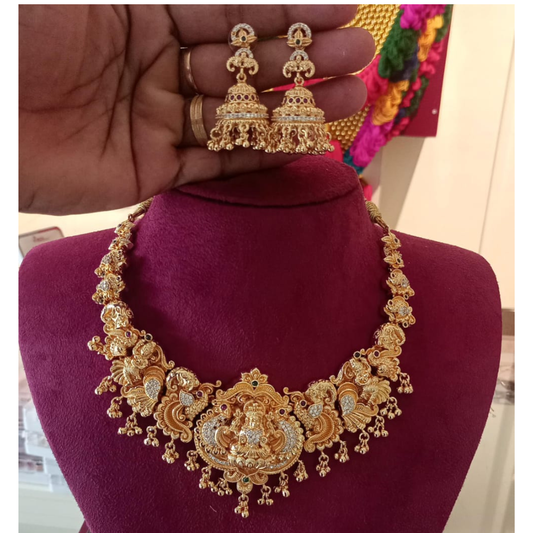 LAKASHMI STONE JEWELLERY SET JS55