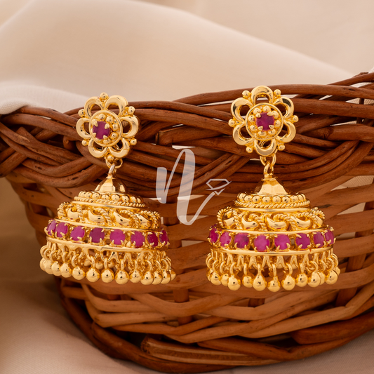 GOLD PLATED JHUMKAJ19