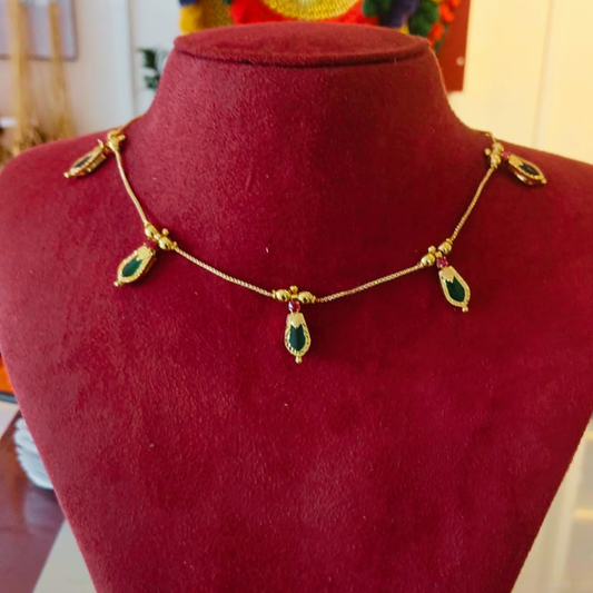 KERALA MODEL INVISIBE ULLIBALL NAGAPADAM NECKLACE 