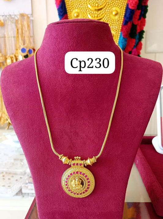 KERALA MODEL LAKSHMI STONE CHAINPENDENT 