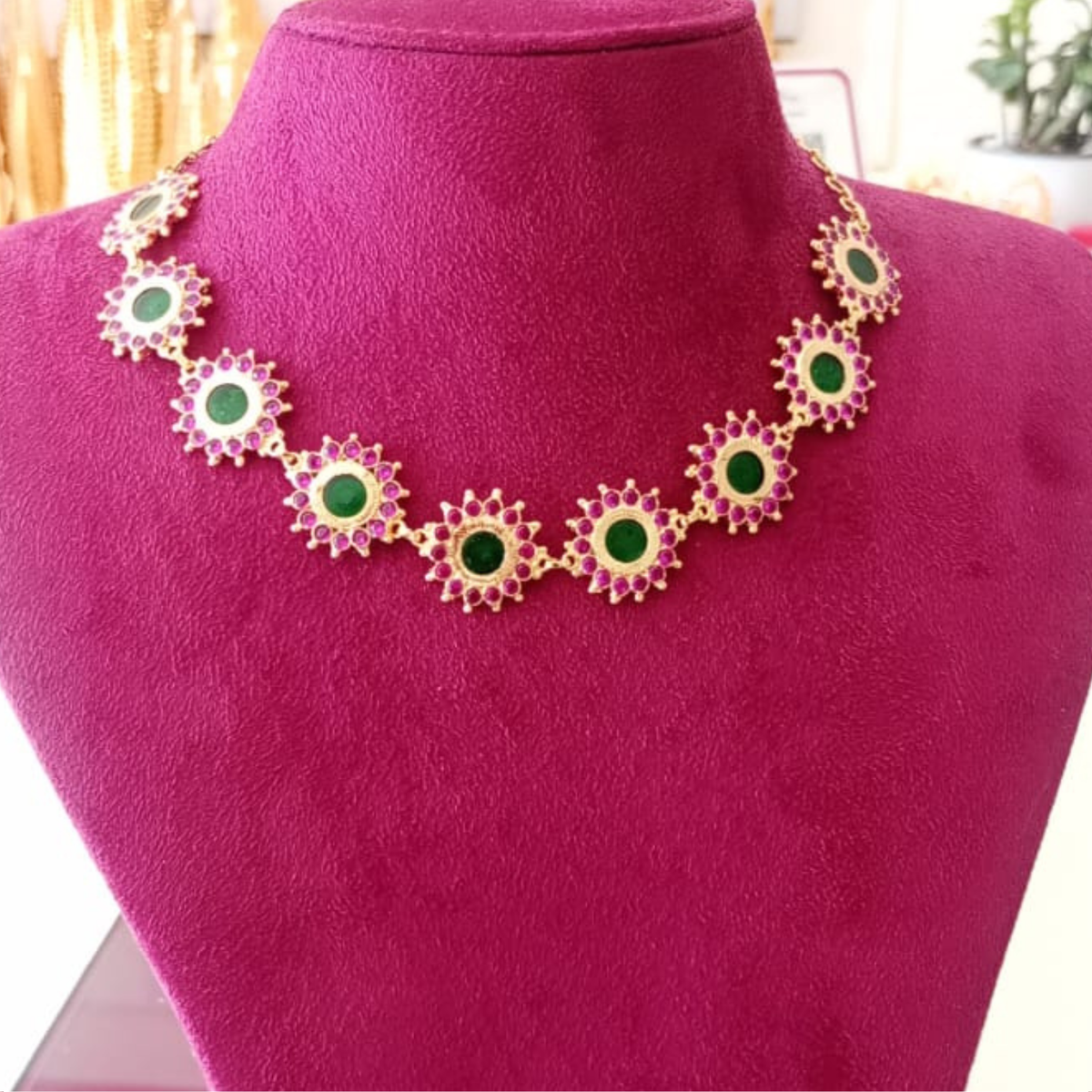 KERALA MODEL PALAKKA FLOWER NECKLACE 