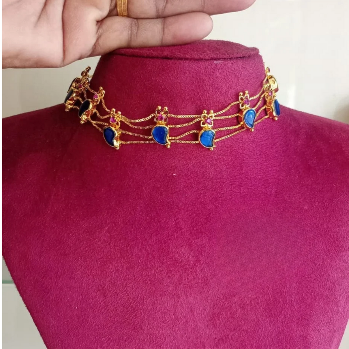 KERALA TRDITIONAL MANGO JEWELLERY SET 