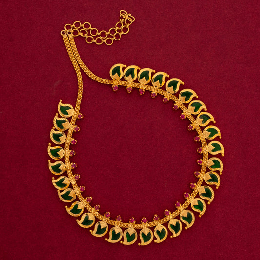 gold plated necklace