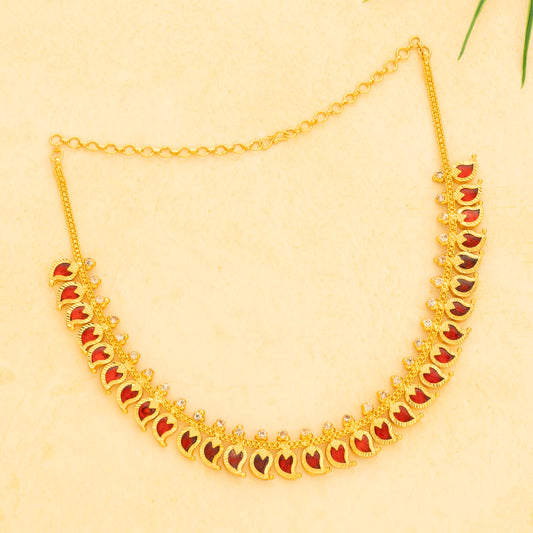 gold plated necklace