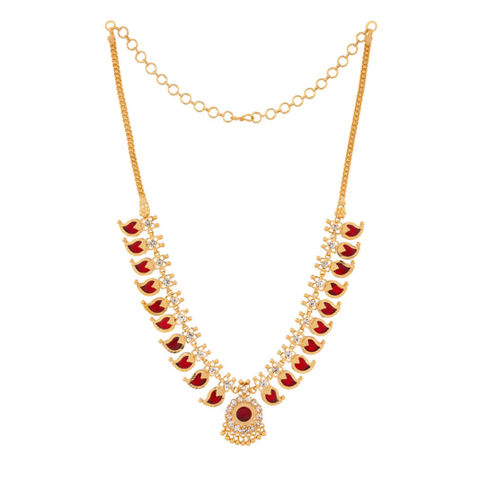 MANGO NECKLACE MNG10R NAYAGOLD MERAGOLD