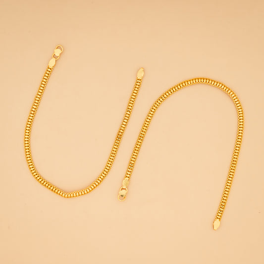 gold plated anklet