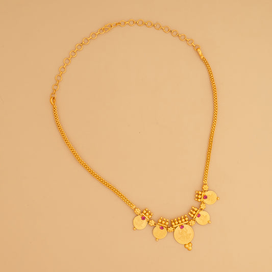 gold plated necklace