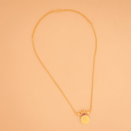 gold plated  chain pendant