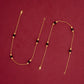 gold plated anklets