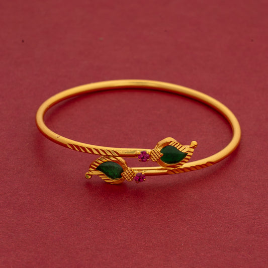gold plated palakka bangles
