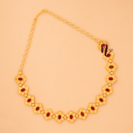 FLOWER NECKLACE N366R