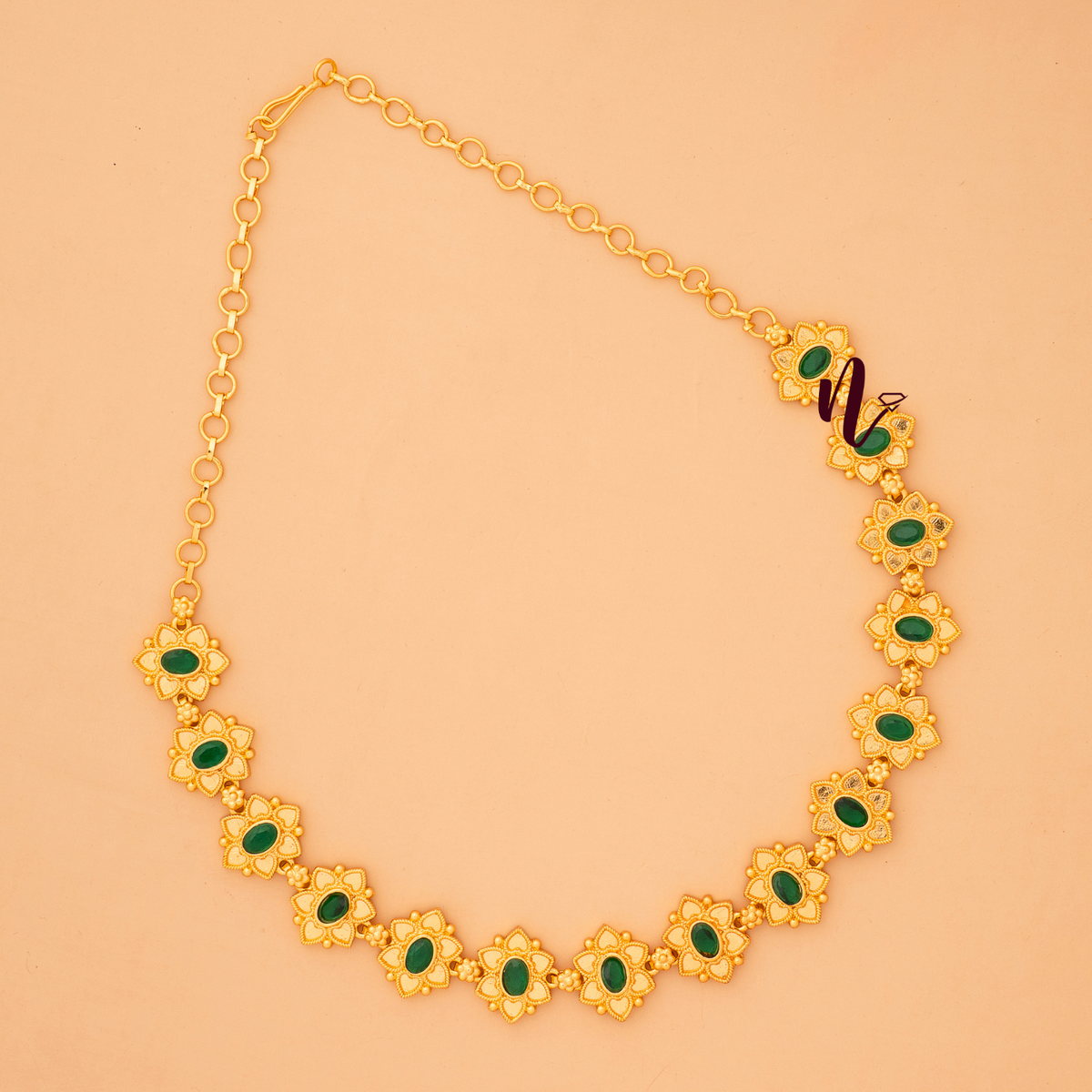 FLOWER NECKLACE N366G