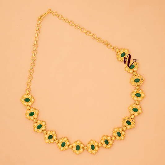 FLOWER NECKLACE N366G