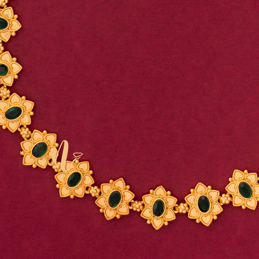 FLOWER NECKLACE N366G