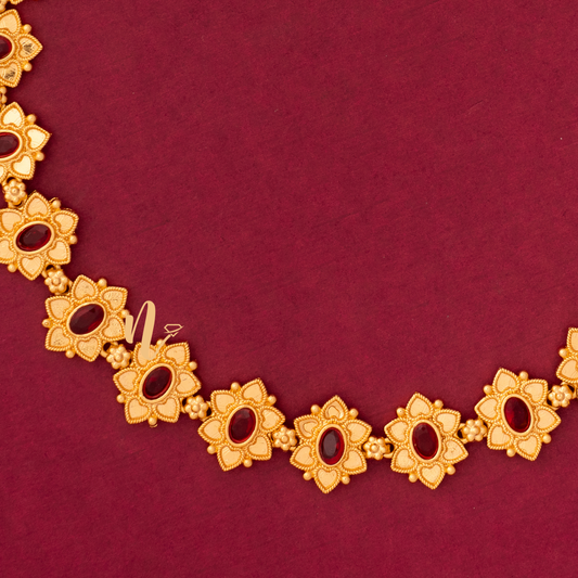 FLOWER NECKLACE N366R