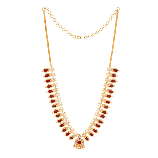 NAGAPADOM MALA 15 PETELS RED COLOR