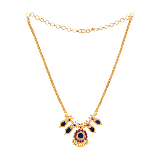 NAGAPADAM MALA NAG 2 PETELS BLUE COLOR NAYAGOLD MERAGOLD