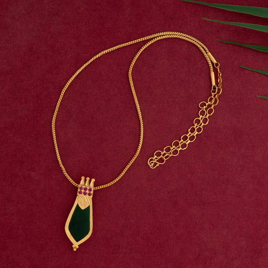 NAGAPADAM CHAIN PENDANT CP71 NAYAGOLD MERAGOLD