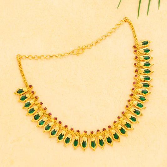 gold plated necklace