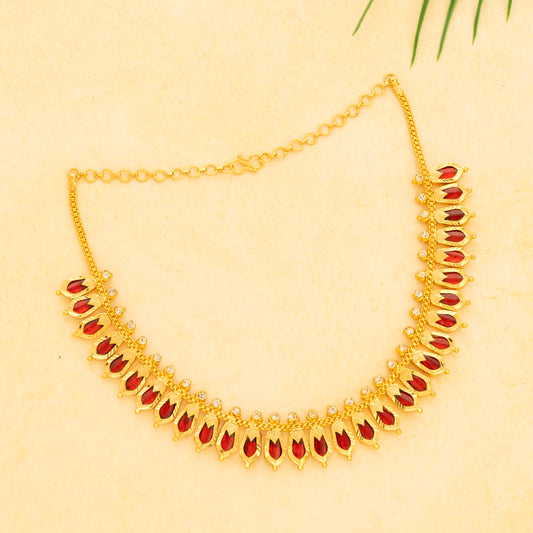 gold plated necklace