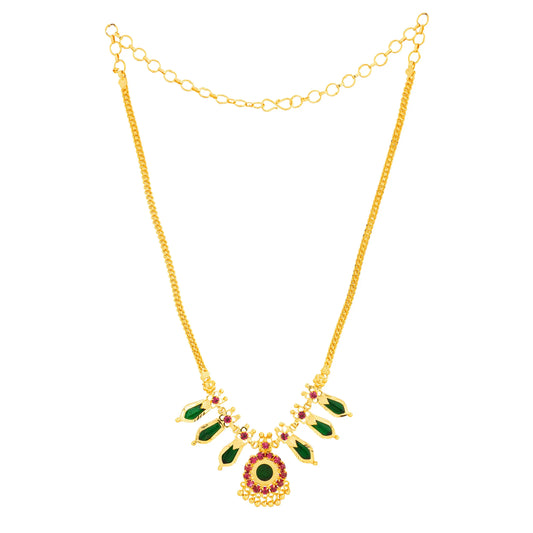 Nagapadam mala three petels green color