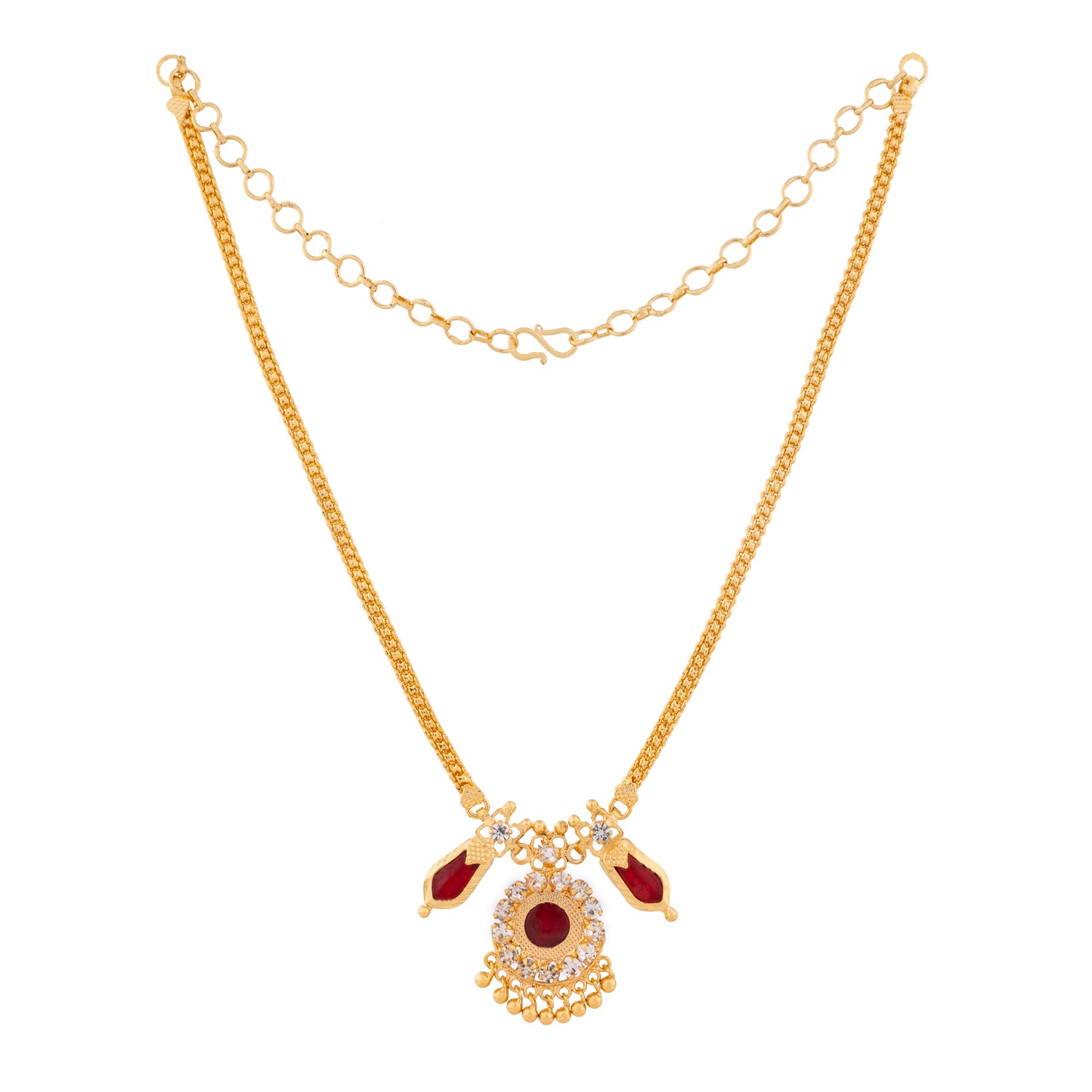 NAGAPADAM MALA  PETEL RED COLOR