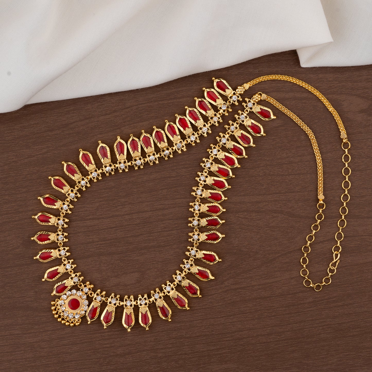 nagapadam gold plated necklace