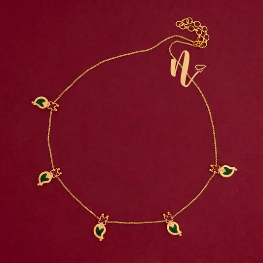 INVISIBLE MANGO NECKLACE N 184 NAYAGOLD MERAGOLD