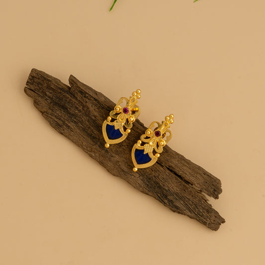 gold plated earstud