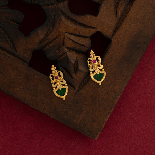gold plated ear studs
