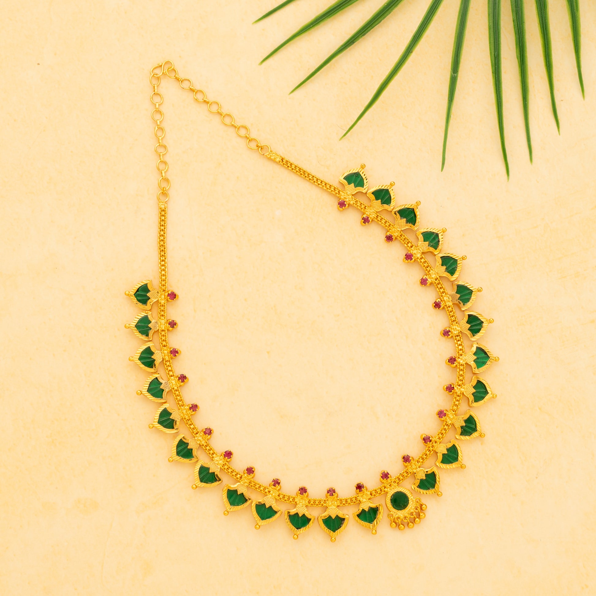 gold plated necklace