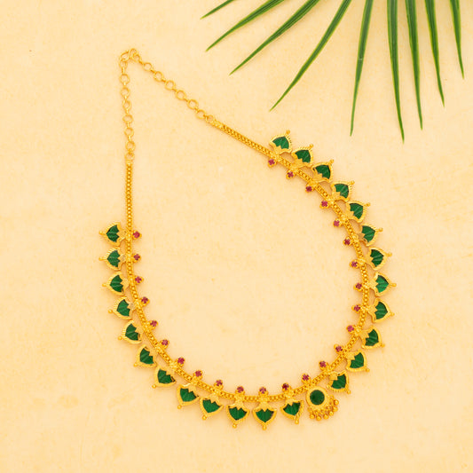 gold plated necklace