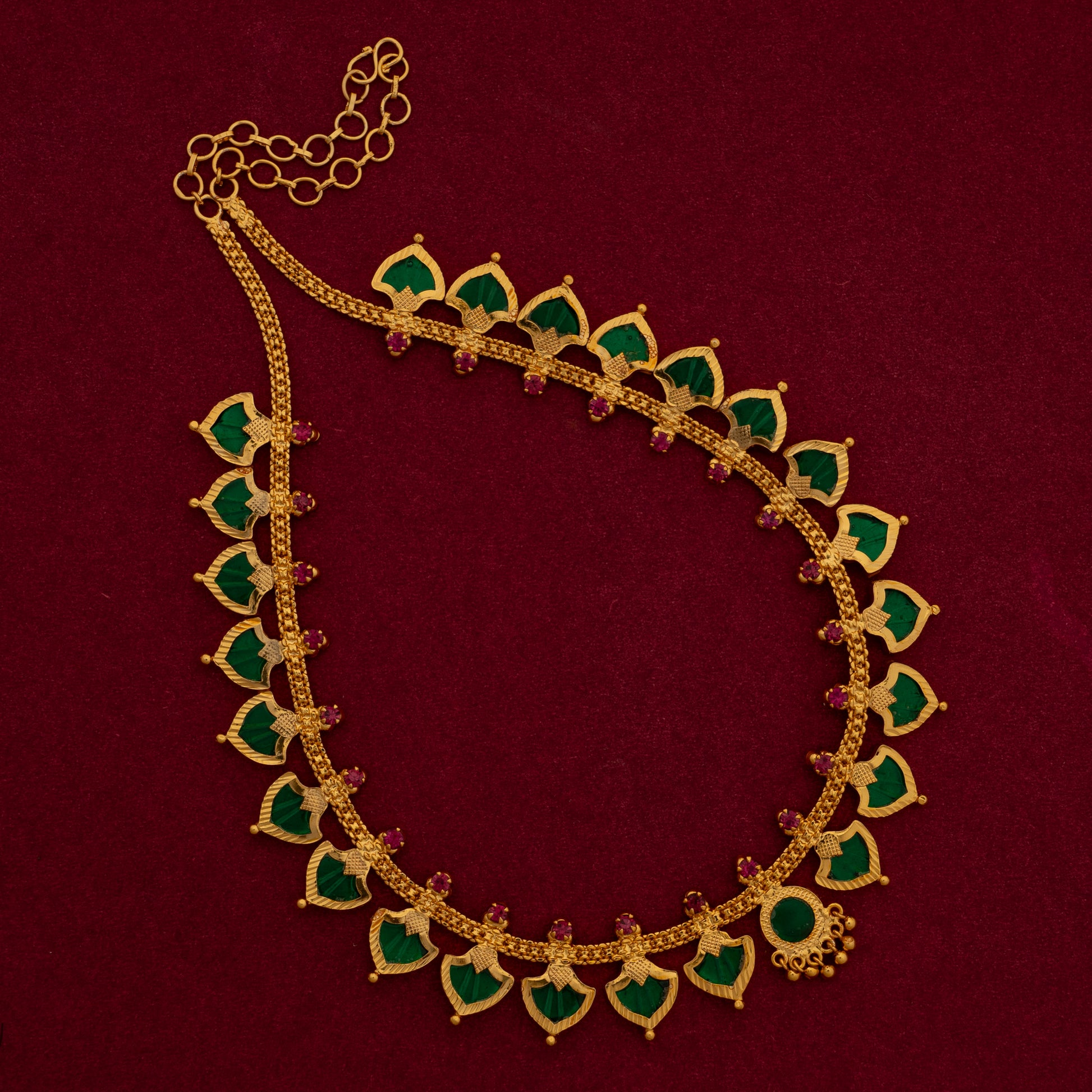 gold plated necklace