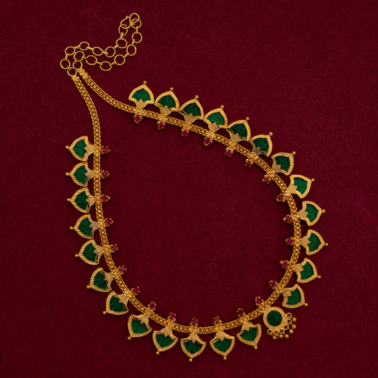 gold plated necklace