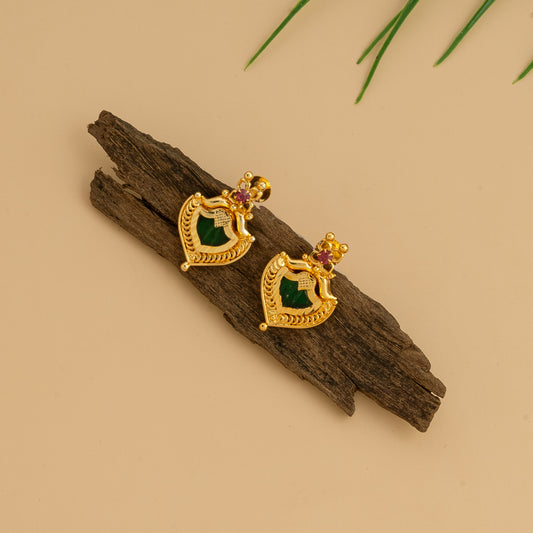 gold plated ear studs