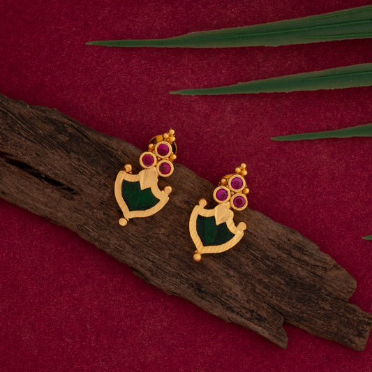 gold plated ear studs