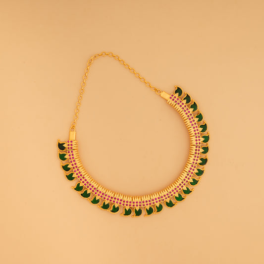 gold plated necklace