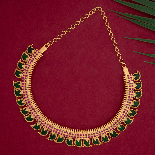 gold plated necklace