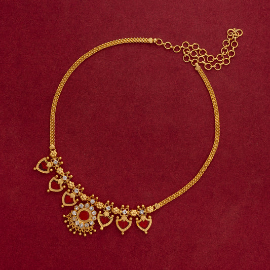 palakka mala three petels red color