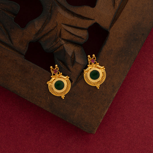 gold plated ear studs