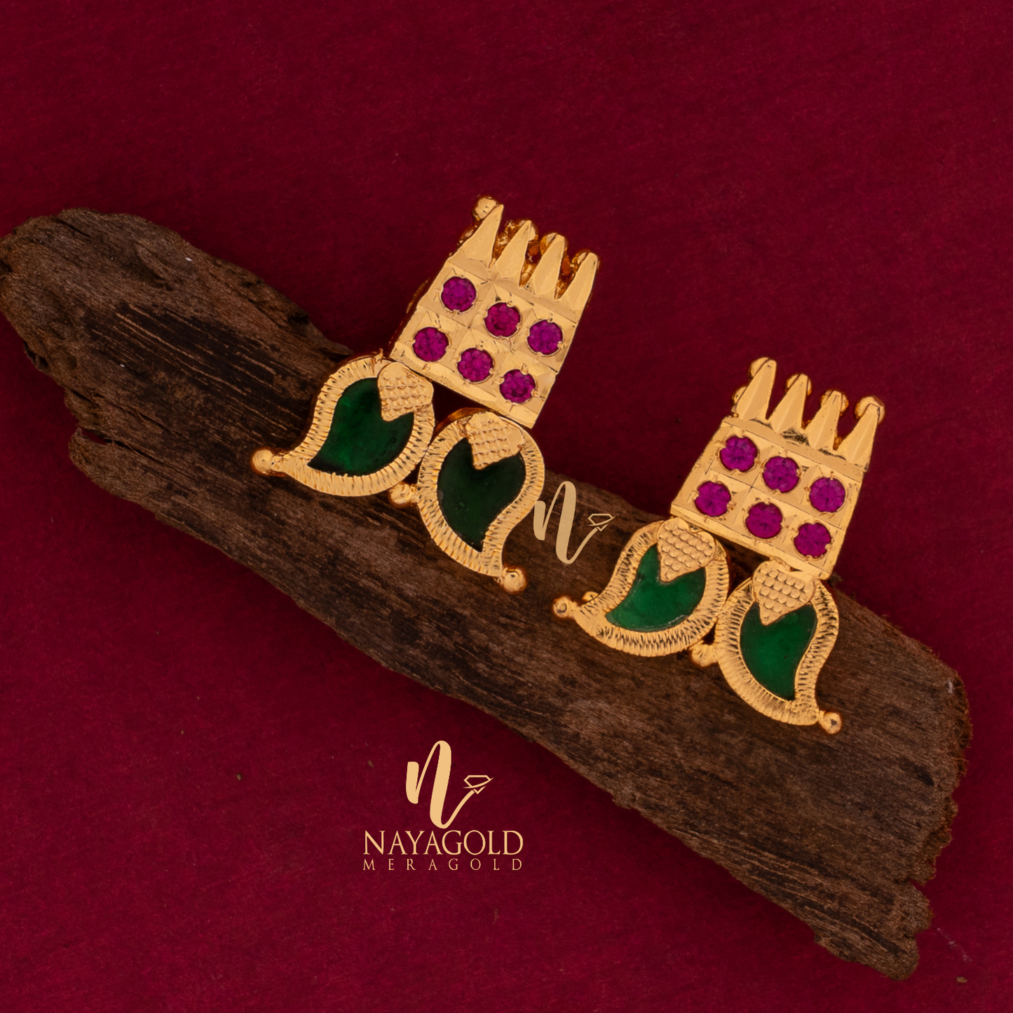 DOUBLE MANGO EARSTUD SD10