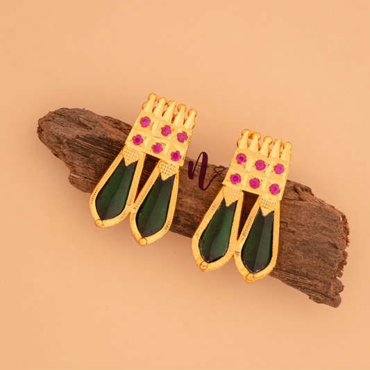 gold plated ear stud
