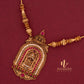  TRADITIONAL  LOTUS LAKSHMI ANTIQUE CHAIN PENDENT