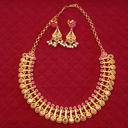 TRADITIONAL MULTICOLOUR JEWELLERY SET