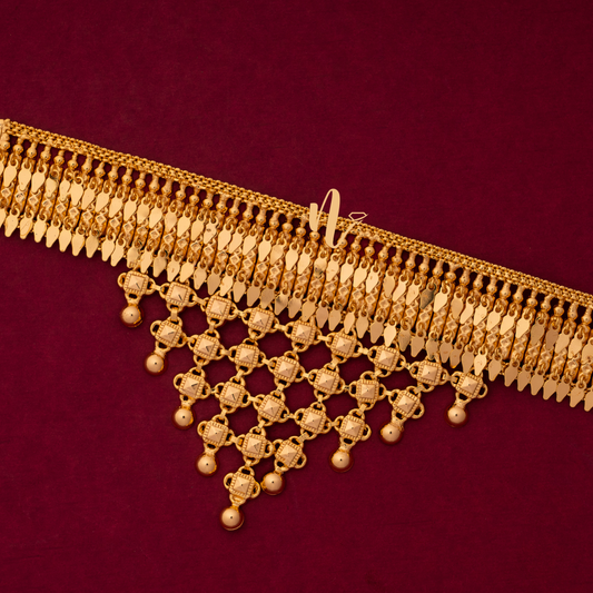 TWO LAYER ELAKKATHALI LAYER NECKLACE 