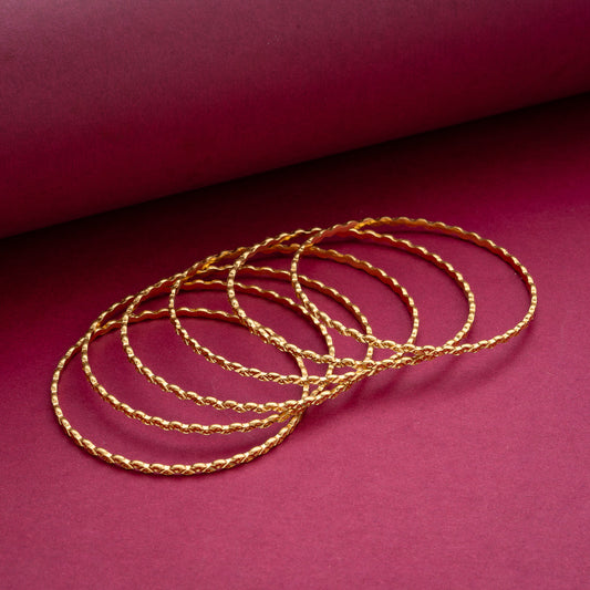 gold plated palakka bangles