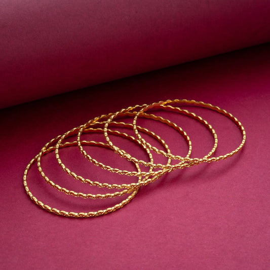 gold plated palakka bangles