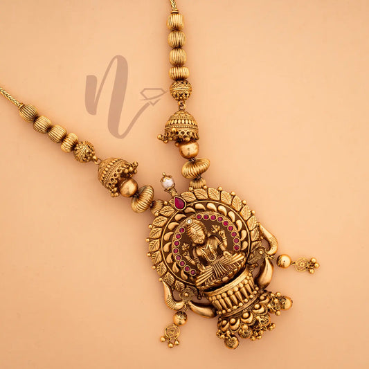 antique necklace kerala model