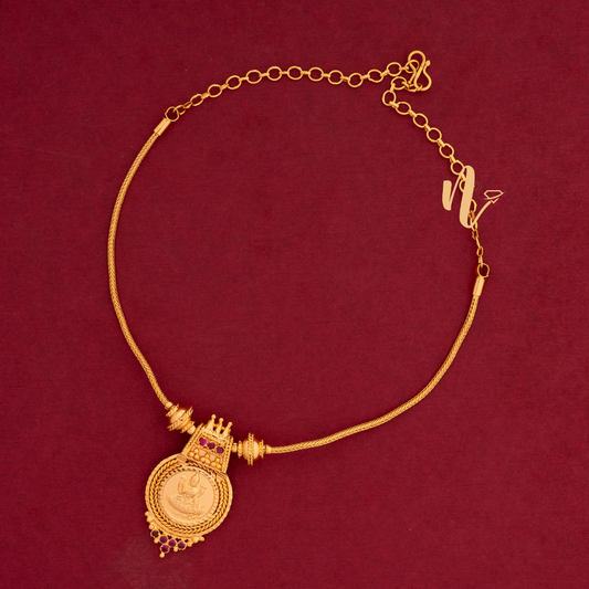 gold plated necklace