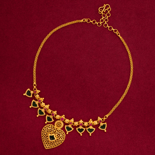 gold plated necklace